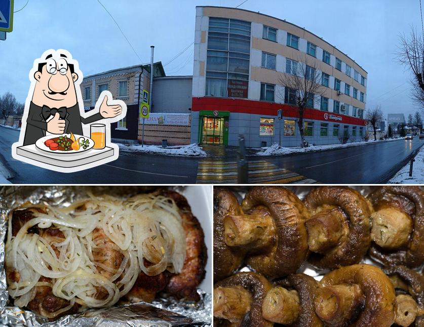 Мясо на углях