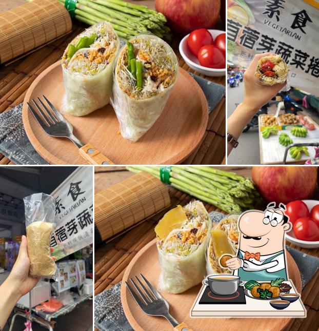 蘆洲苜蓿芽蔬菜捲（素食）