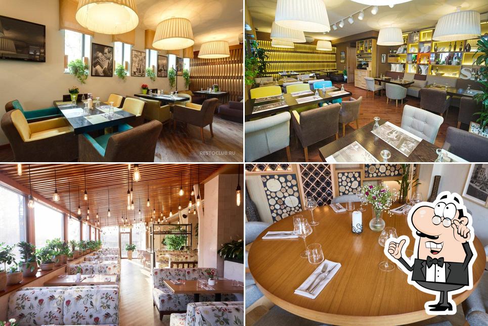 Посмотрите на внутренний интерьер "Боны Капона"