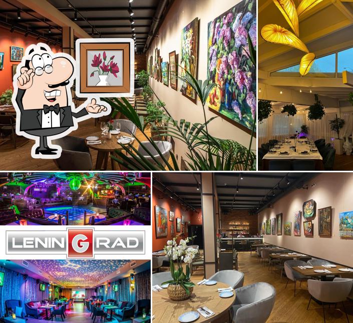 Интерьер "Ленинграда Клуб-Караоке-Ресторан"