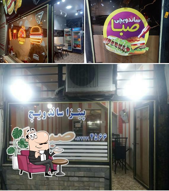 پبتزا ساندویچی صبا(فست فود)