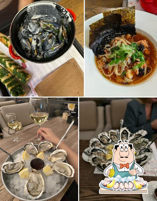 Устрицы в "Мидийное место"