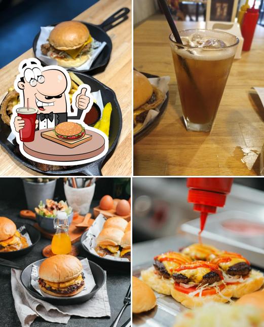 Hammerhead restaurant (Wagyu Burger and Smoked Brisket)