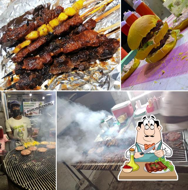 Shrek Grill Burgers