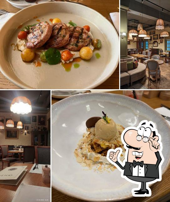 Посмотрите на внутренний интерьер "Ла Дача"