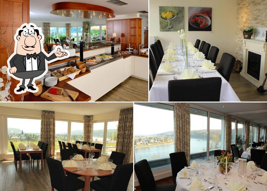 Restaurant Rhein 636 mit Terrasse & Lounge und Biergarten Rhein 636