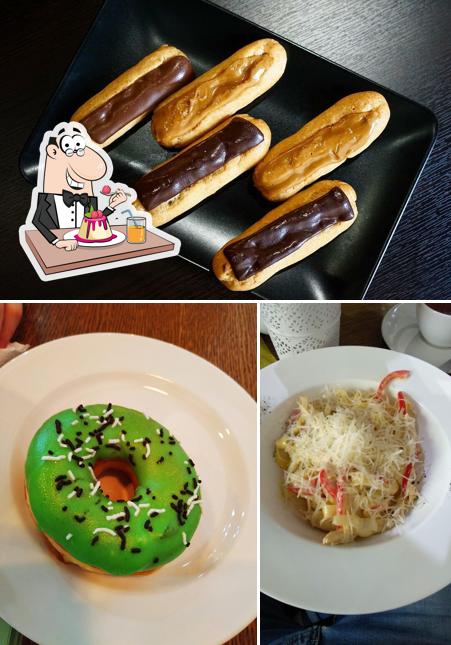 "Белый кот" предлагает широкий выбор сладких блюд