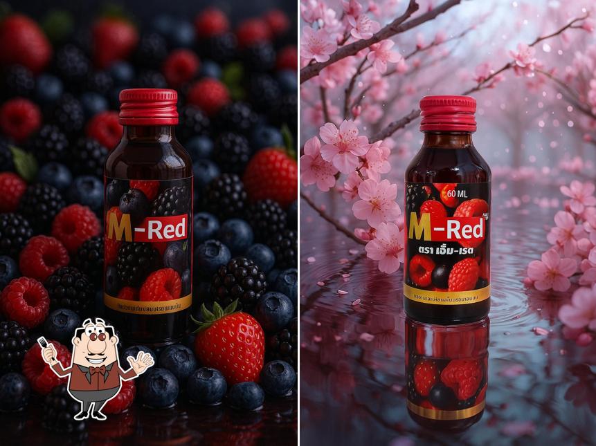 ฝาแดง น้ำหวาน เข้มข้น ไซรัป ราสเบอร์รี่