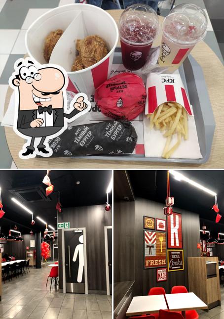 Внутреннее оформление и десерты - все это можно увидеть на этой фотографии из Rostic's