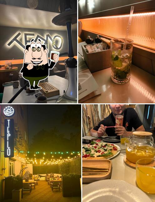 Насладитесь напитками из бара "Teplo lounge"
