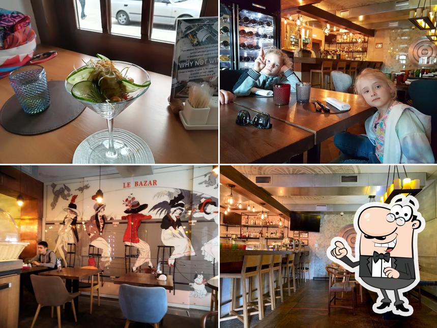 Посмотрите на внутренний интерьер "Le Bazar (Гастрономической карты России)"