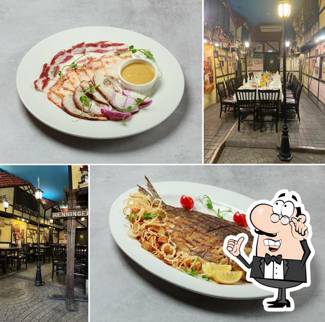 Посмотрите на внутренний интерьер "Пивной № 1"