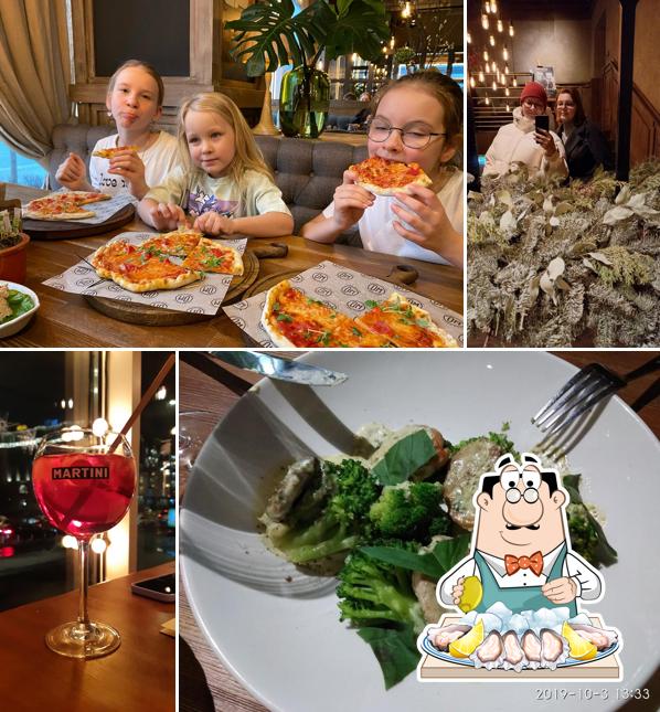 Устрицы в "Остерио Марио"