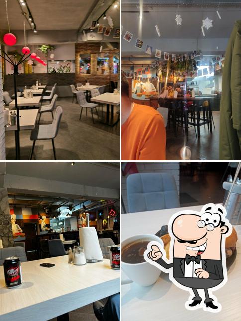 Посмотрите на внутренний интерьер "Вмясо"