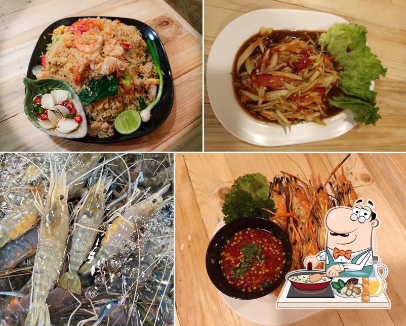 สะตอนกุ้งเผา