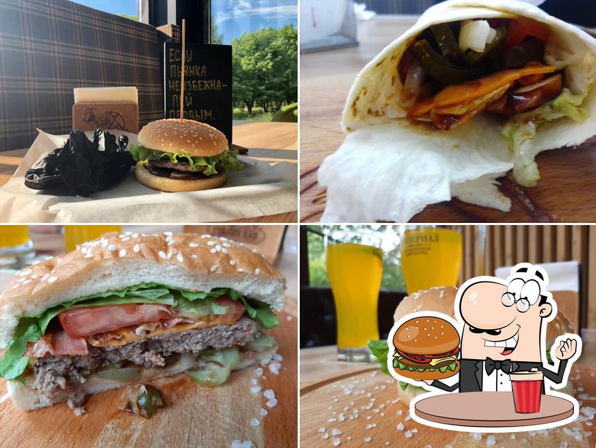 Попробуйте гамбургеры в "Гоблин"