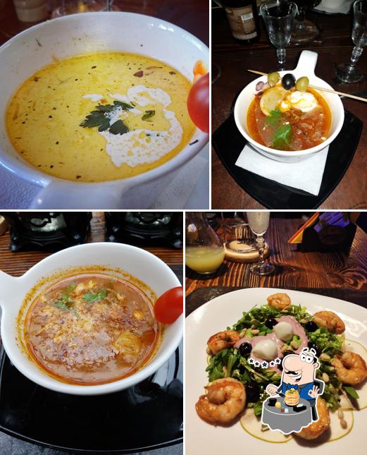 Еда в "Упитанном Еноте"