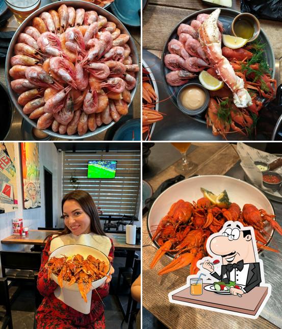 Еда в "Раковой на Петрогдрадке"