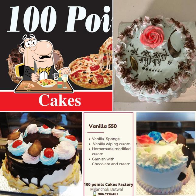 100 points cake Factory
