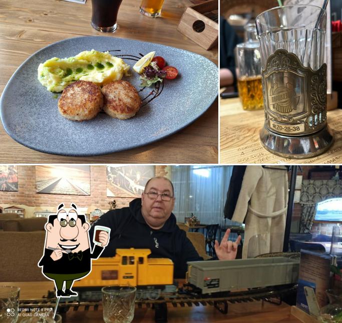 Насладитесь напитками в атмосфере "Паровозовъ вокзал"