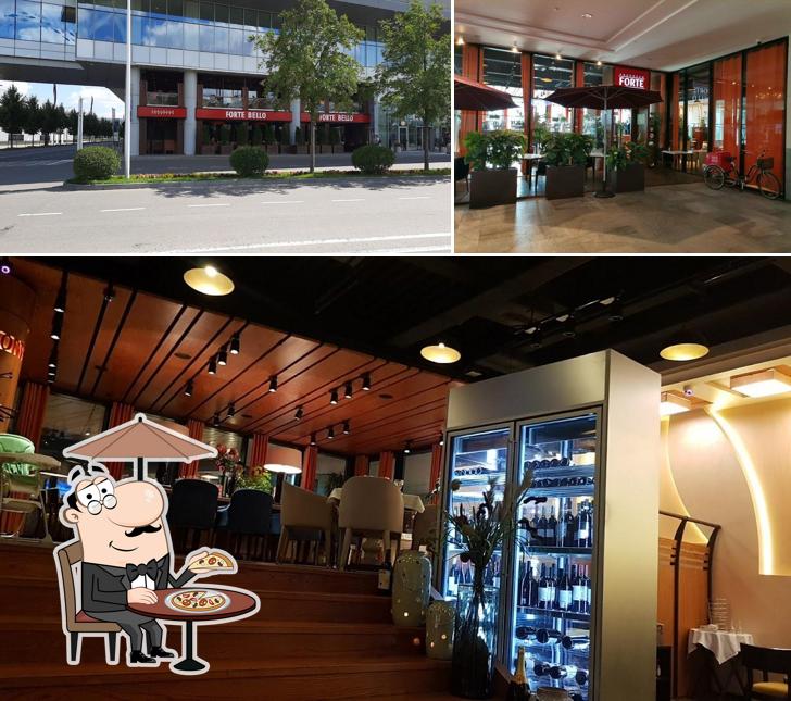 Наслаждайтесь видом , который открывается из "FORTE BELLO, ресторана"