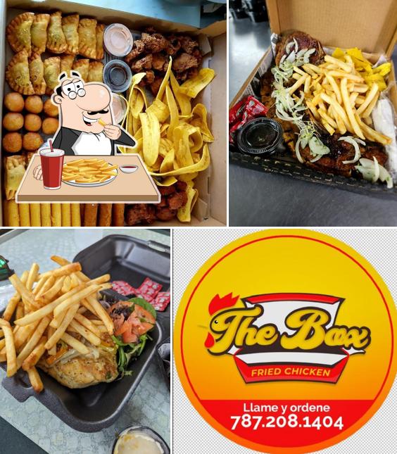 The box fried chicken