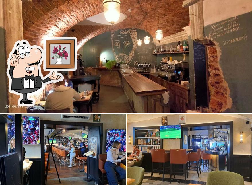 Интерьер "Бельгийского Гастрономического Паба Брюгге"