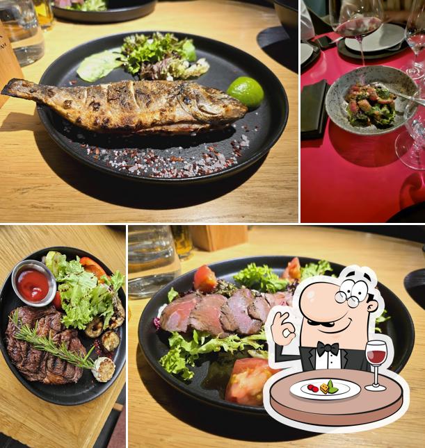 Еда в "The Бык"