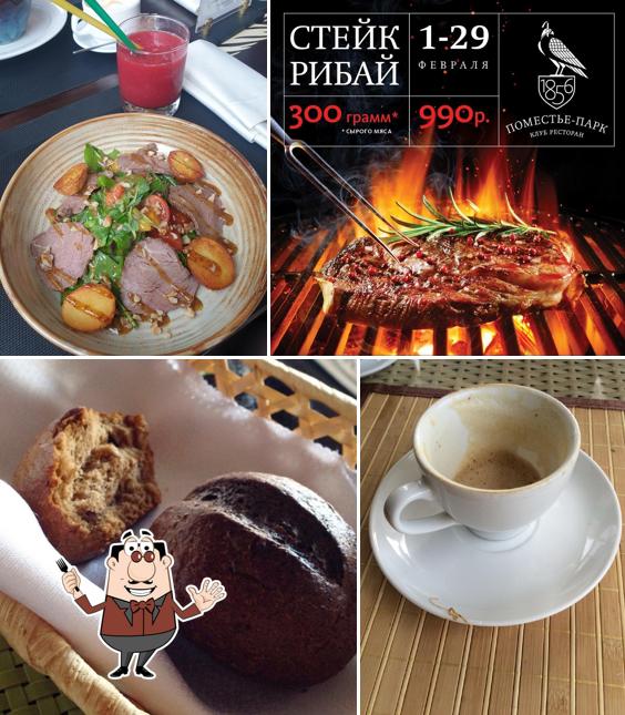 Блюда в "Поместье Парк"