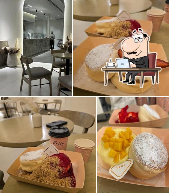 Fluffy cafe
