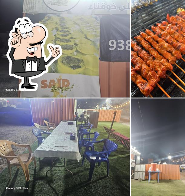 Said Al Balushi burger stall