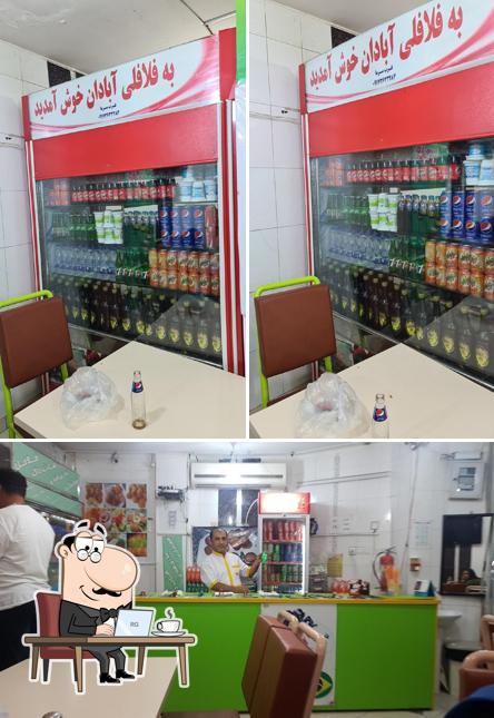 Falafel and bandari sandwiches Abadan