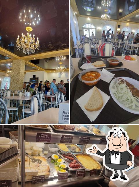 Внутреннее оформление и еда в Столовая № 88