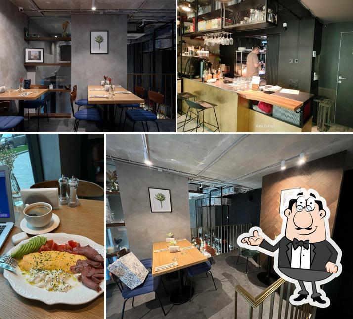 Посмотрите на внутренний интерьер "Colibri Bistro"