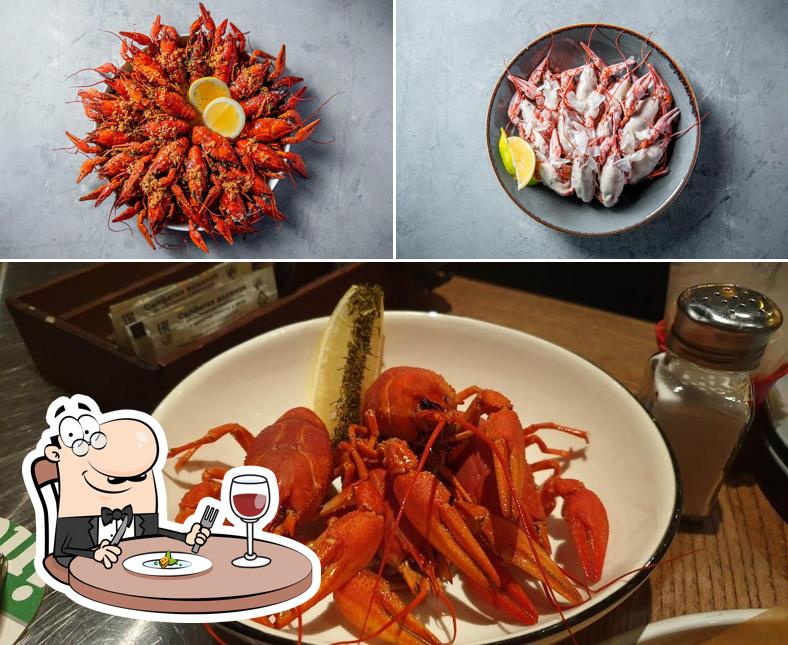 Блюда в "Раковой на Петрогдрадке"