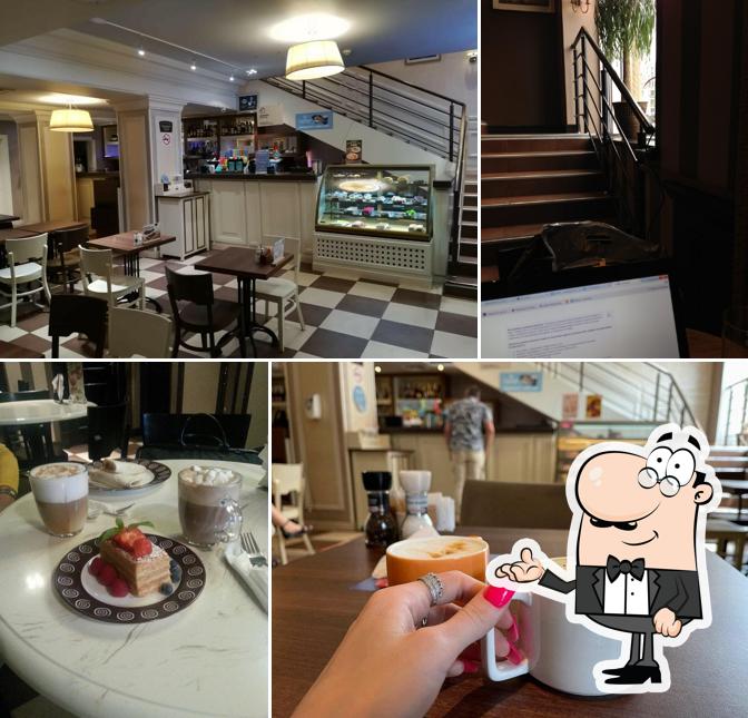 Посмотрите на внутренний интерьер "Шоколадницы"