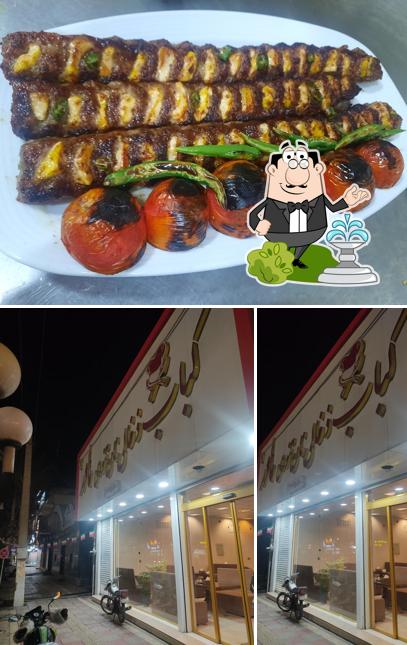 کباب ذغالی نان تنوری مادر