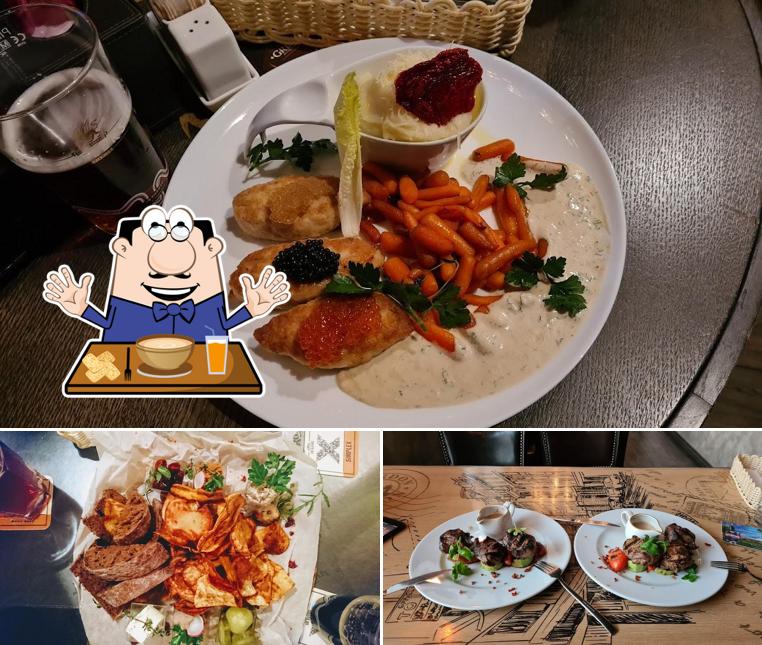 Еда в "Royal Oak Pub"