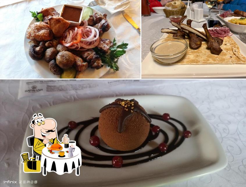 Шоколадный мусс в "Ресторанном комплексе Раздолье"