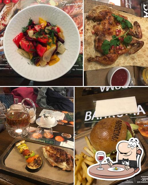 Еда в "Ресторане Бахрома"