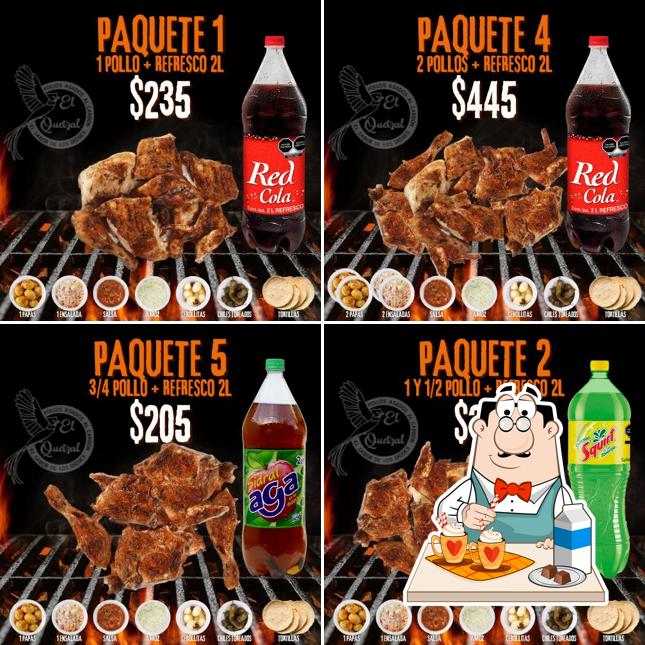 Pollos al carbón El Quetzál