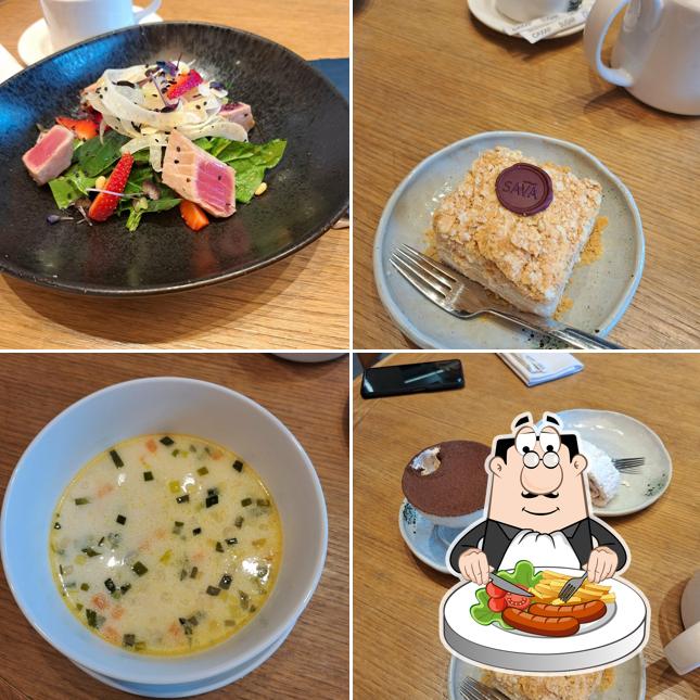 Блюда в "Городском кафе "SAVA""