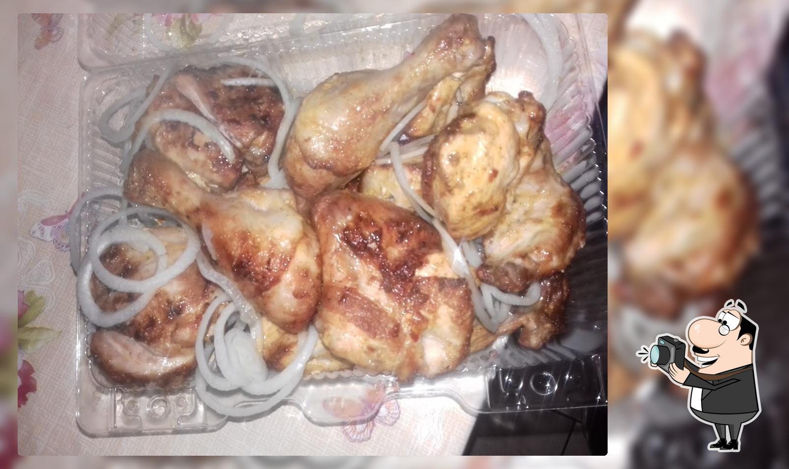 Курица на углях