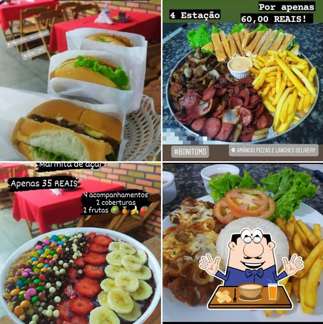Amancio Pizzas, Lanches, Porções, Refeições, Açaí