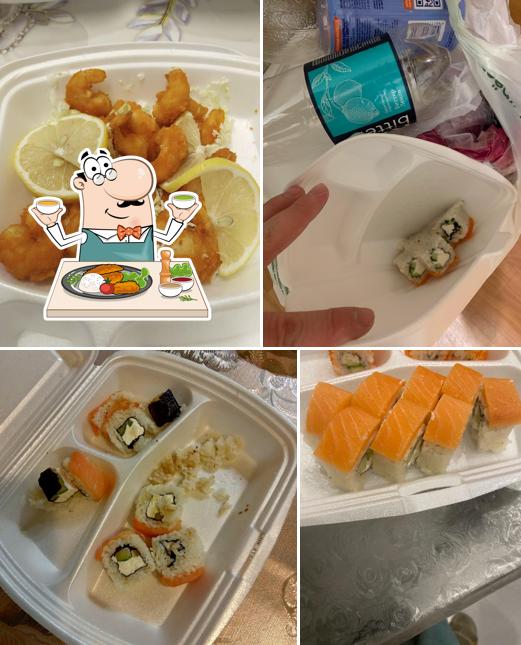 Жареные кальмары в "Суши Фуд"