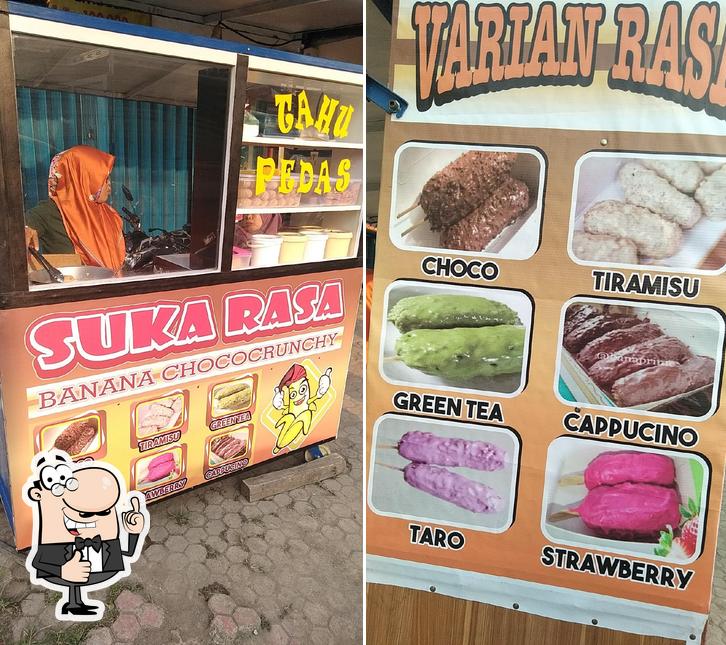 Pisang Crunchy dan Tahu pedas
