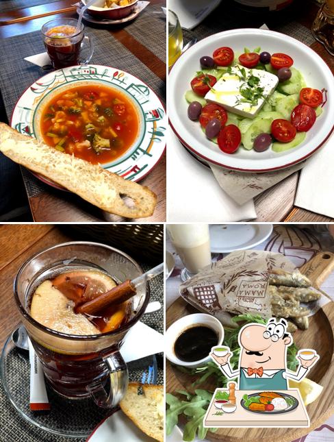 Еда в "Маме Рома"