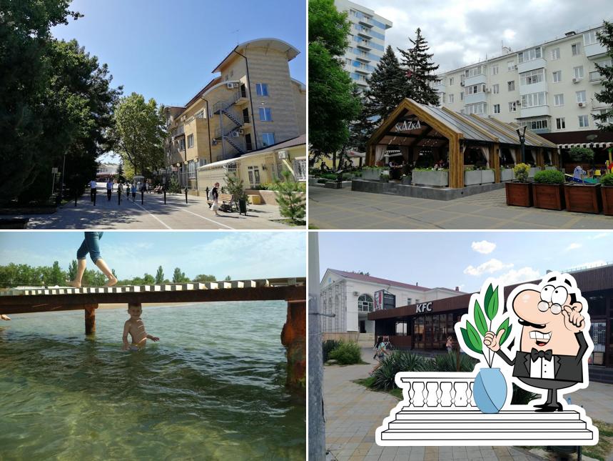 Посмотрите на фасад "Rostic's"