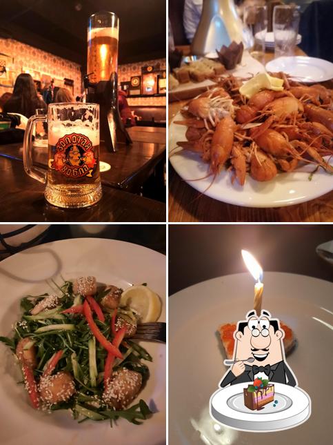 Шоколадный торт в "Золотой Вобле"