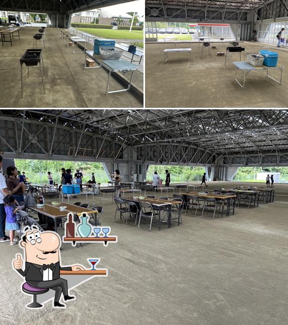 満福出張バーベキュー中間市 遠賀川 河川敷 器材レンタル